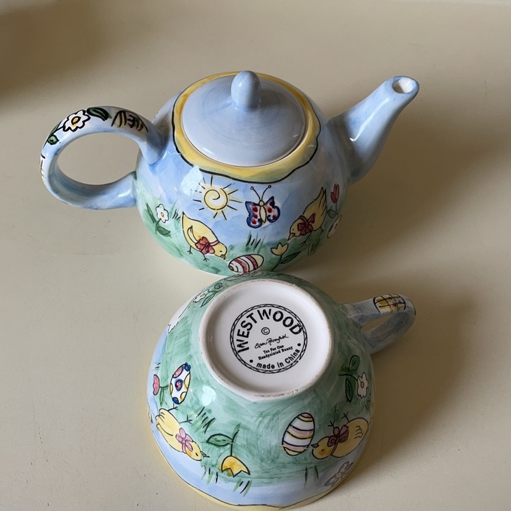 Teepot with cup - Picture 4 of 4